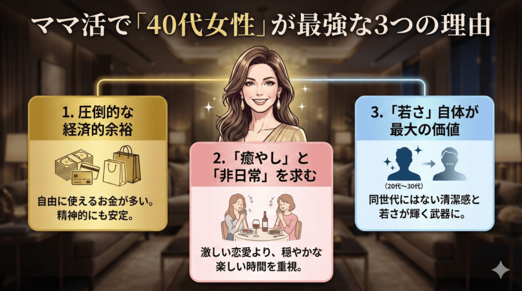 なぜママ活ターゲットに「40代女性」が最強なのか?